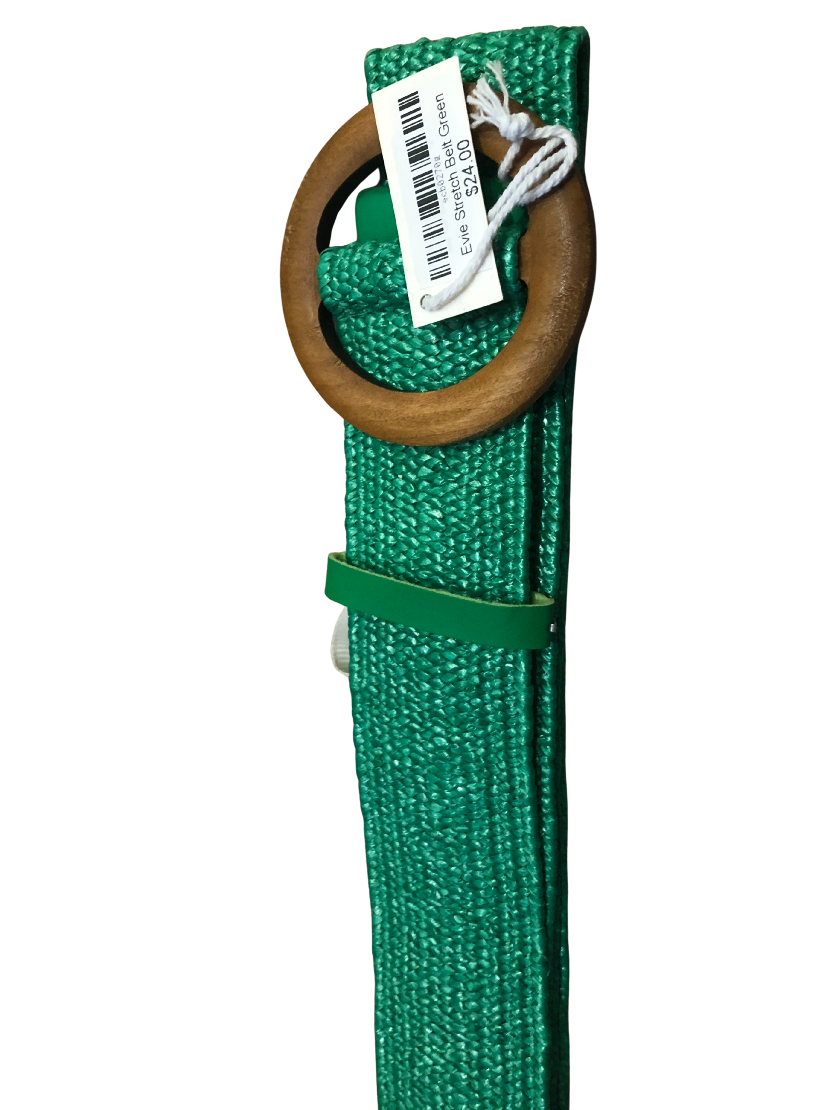 Evie Stretch Belt Green Belts Evie Clare
