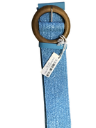 Evie Stretch Belt Light Blue Belts Evie Clare