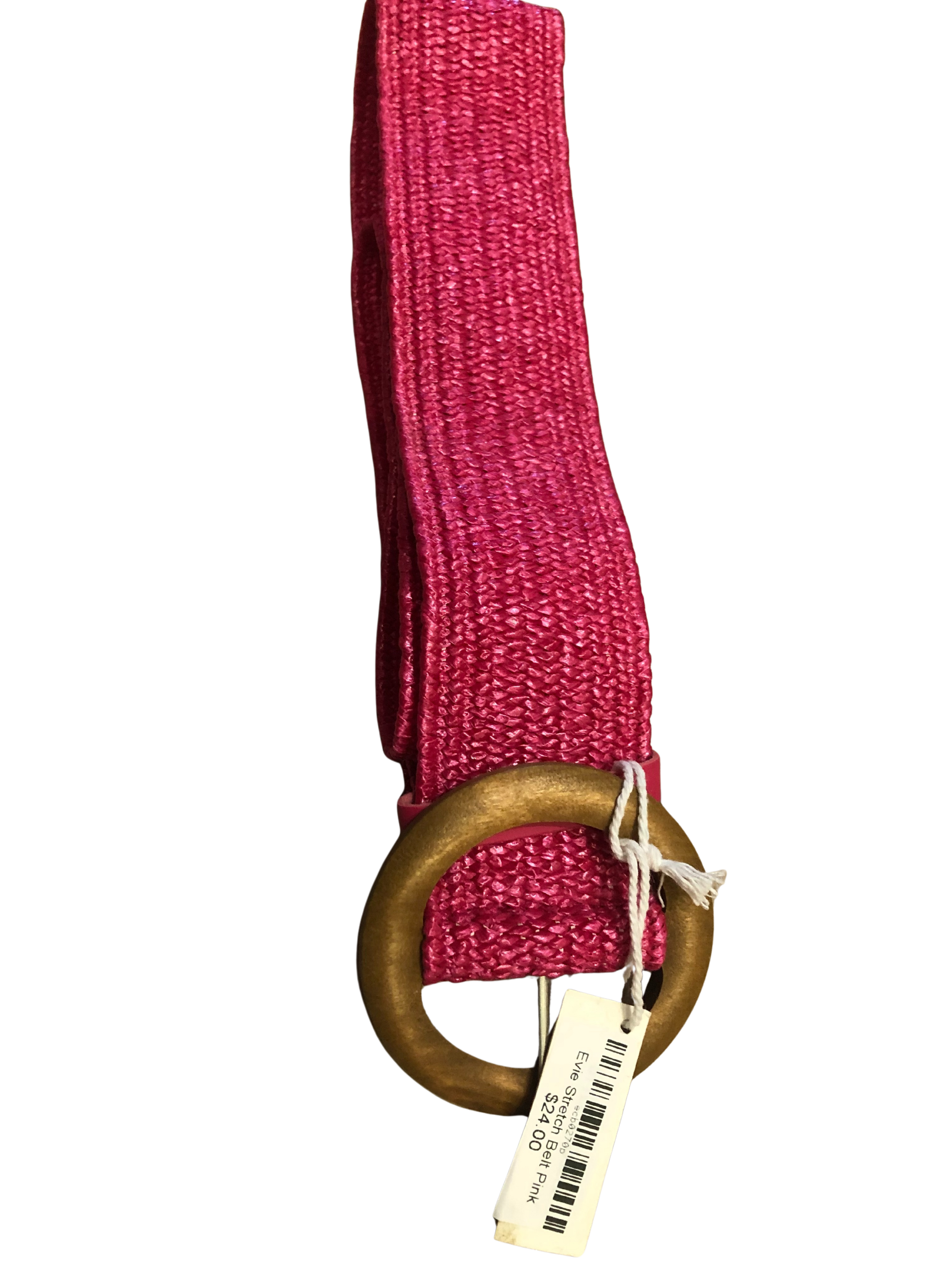 Evie Stretch Belt Pink Belts Evie Clare