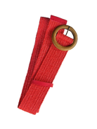 Evie Stretch Belt Red Belts Evie Clare