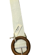 Evie Stretch Belt White Belts Evie Clare