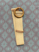 Evie Stretch Belt Beige Belts Evie Clare