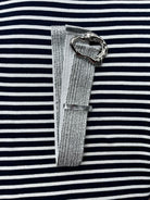 Evie Stretch Belt Buckle Silver Belts Evie Clare