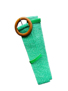 Evie Stretch Belt Green Belts Evie Clare