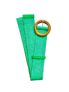 Evie Stretch Belt Light Green Belts Evie Clare