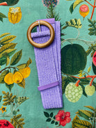 Evie Stretch Belt Lilac Belts Evie Clare