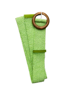 Evie Stretch Belt Lime Belts Evie Clare
