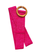Evie Stretch Belt Pink Belts Evie Clare