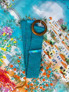 Evie Stretch Belt Teal Belts Evie Clare