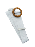 Evie Stretch Belt White Belts Evie Clare