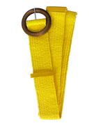 Evie Stretch Belt Yellow Belts Evie Clare