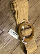 Evie Stretch Belt Beige Belts Evie Clare