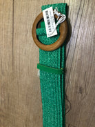 Evie Stretch Belt Green - Global Free Style