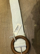 Evie Stretch Belt White Belts Evie Clare