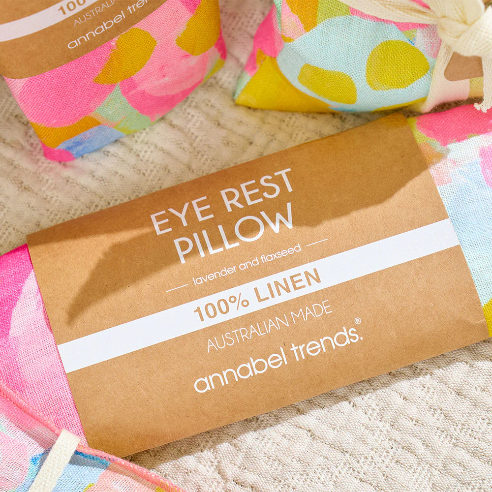 Eye Rest Pillow Linen Good Vibes Body Annabel Trends   