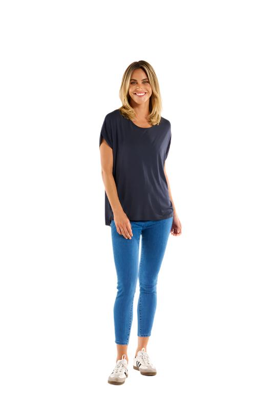 Fallon Bamboo Top Petrol Tops Betty Basics   