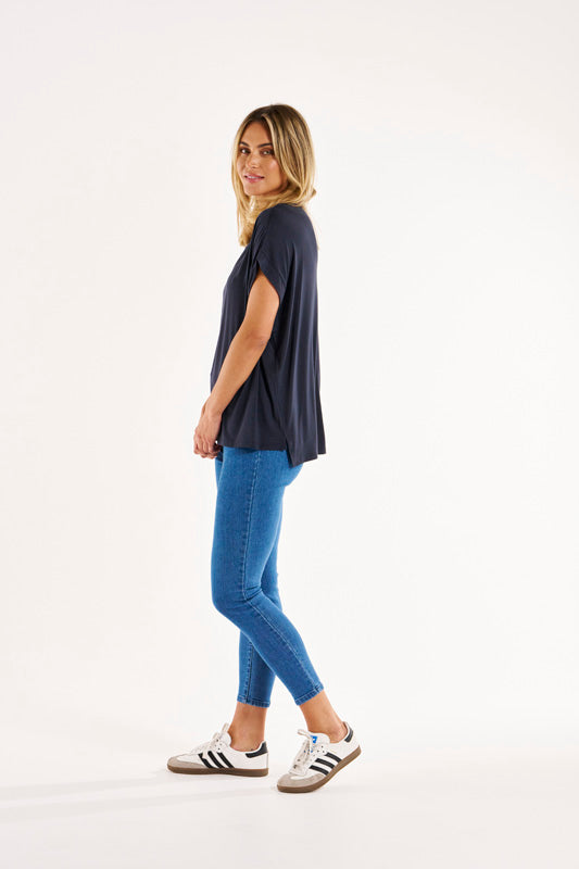 Fallon Bamboo Top Petrol Tops Betty Basics   