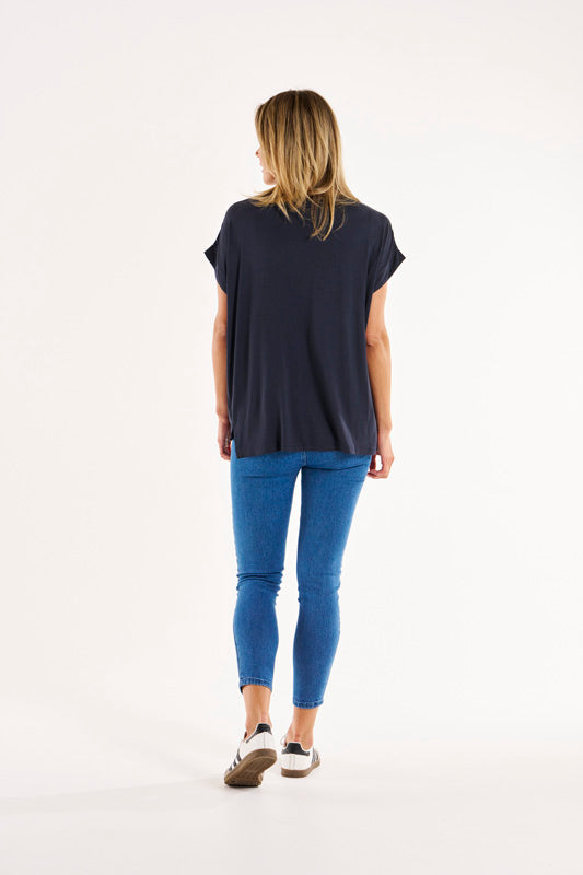 Fallon Bamboo Top Petrol Tops Betty Basics   