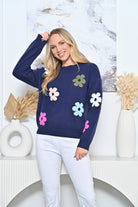 Flower Jumper Navy Jackets New u Collection