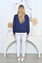 Flower Jumper Navy Jackets New u Collection