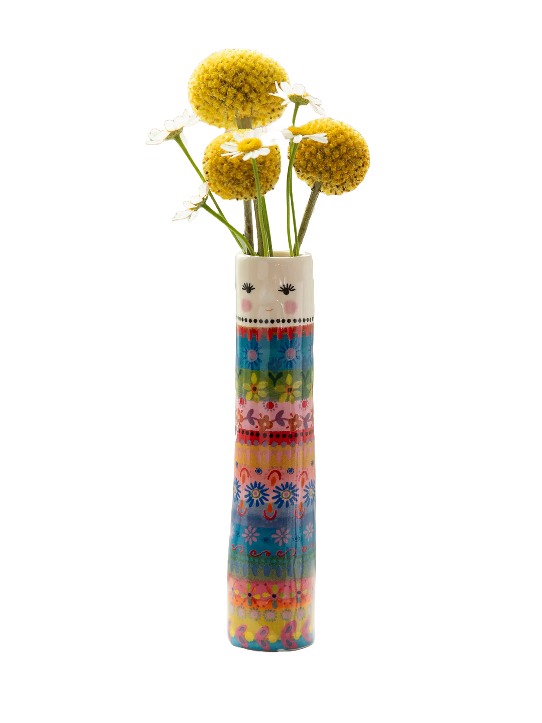 Folk Friend Bud Vase - Folk Lady Gifts and Accessories Natural Life   