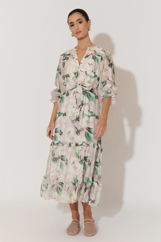 Frances Magnolia Print Dress (Floral) Dresses Adorne 8  