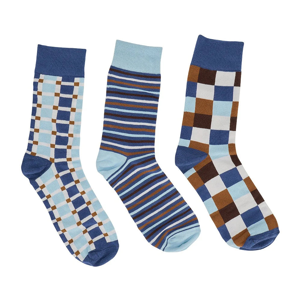 Funky Feet Socks - Mr Sharp 3 pack Socks Annabel Trends   
