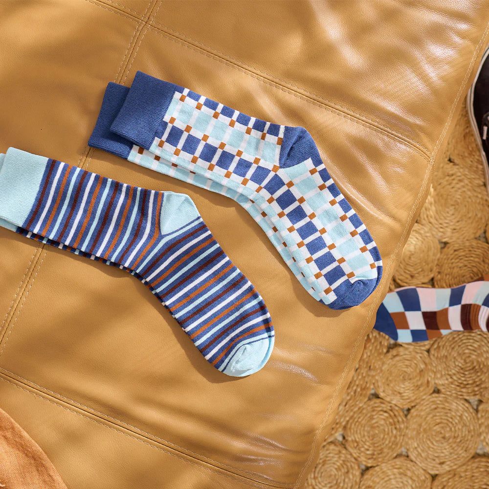 Funky Feet Socks - Mr Sharp 3 pack Socks Annabel Trends   