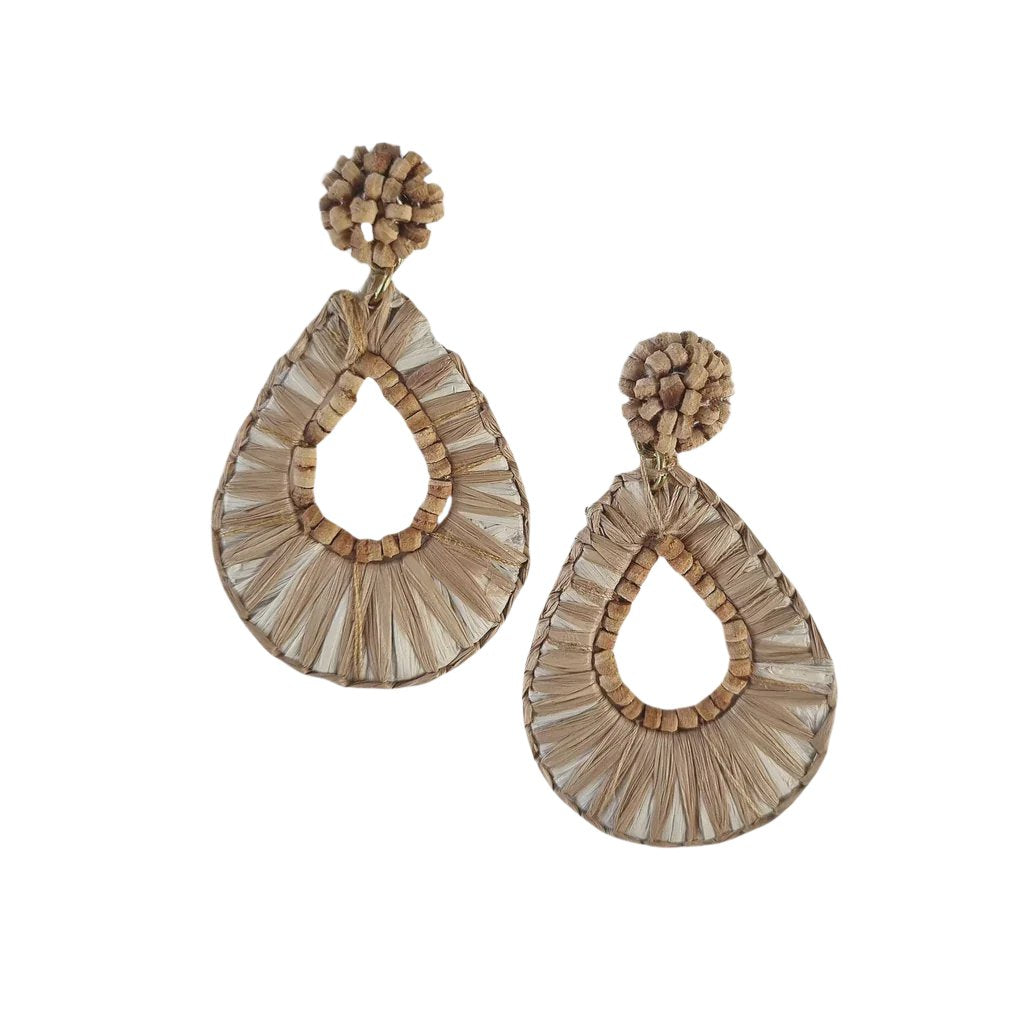 Raffia Earring Earrings Zoda   