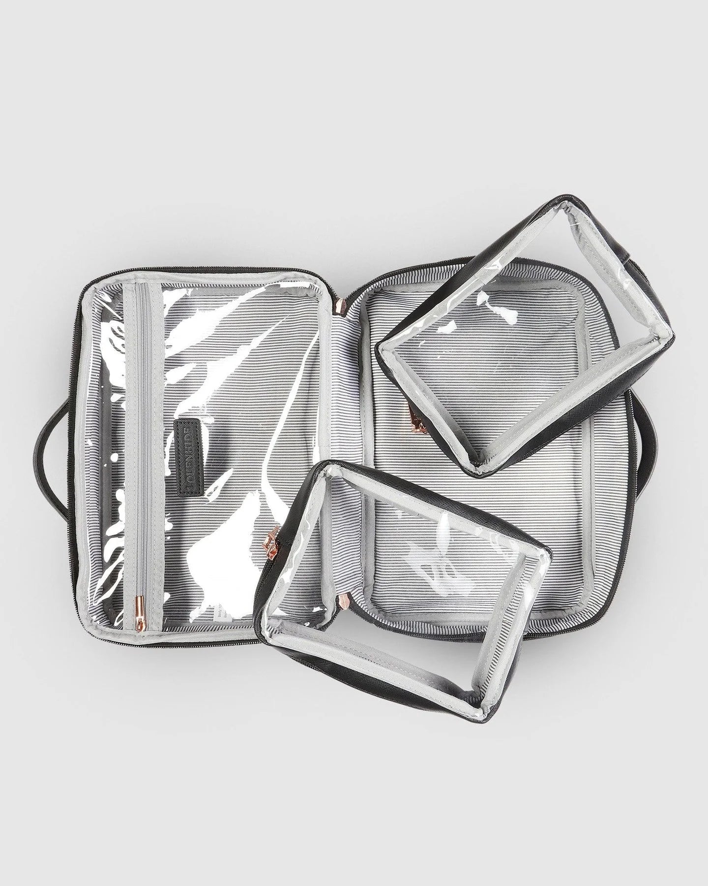 Georgie Cosmetic Case Black Bags and Purses Louenhide