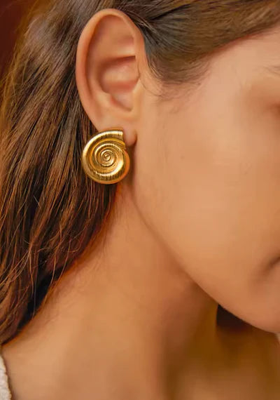 Georgie Swirl Earrings Earrings Denvi