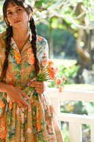 Gianna Dress in Flora Dresses Lazybones