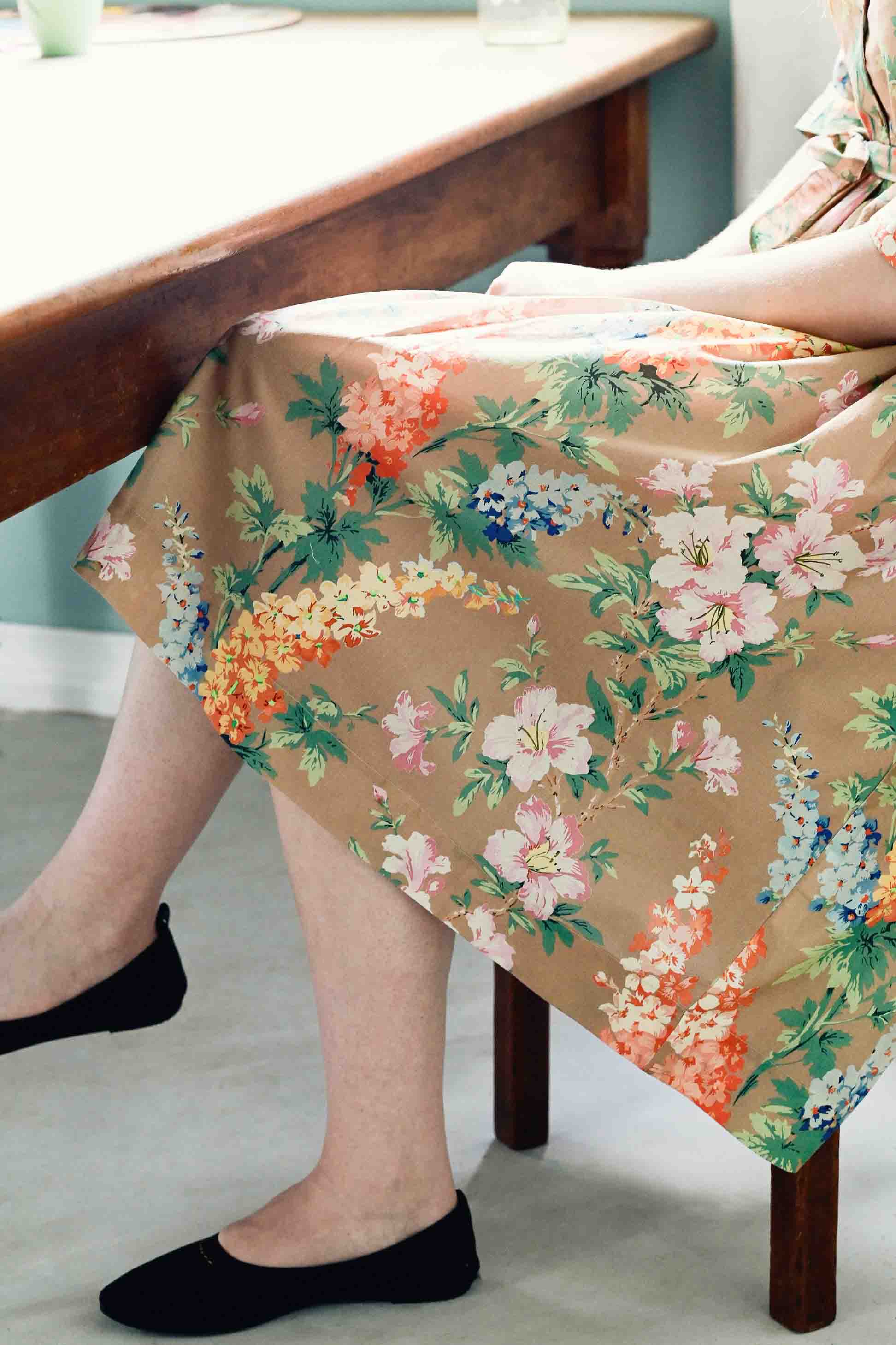 Gianna Dress in Flora Dresses Lazybones