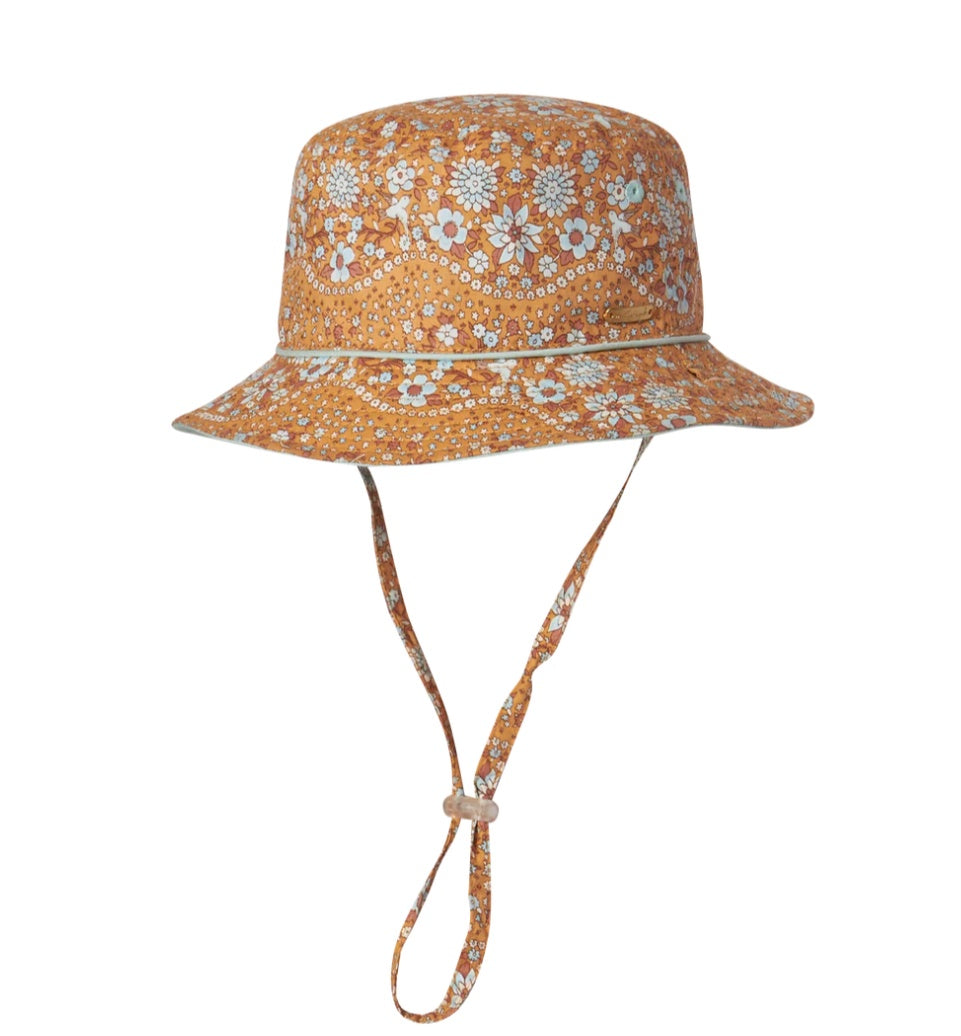 Girls Bucket Hat Jacqueline Amber Kids Hats Millymook L: 5+ years (55cm)