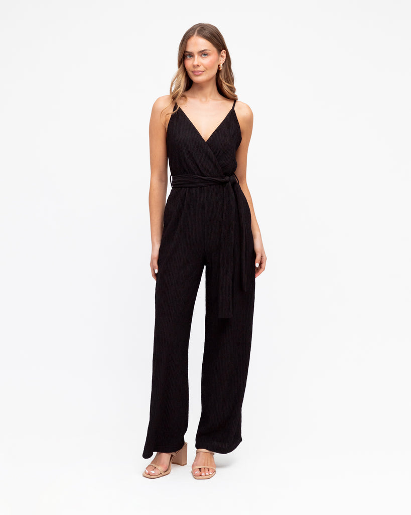 Glamour Jumpsuit Black Jumpsuits Ebby and I   