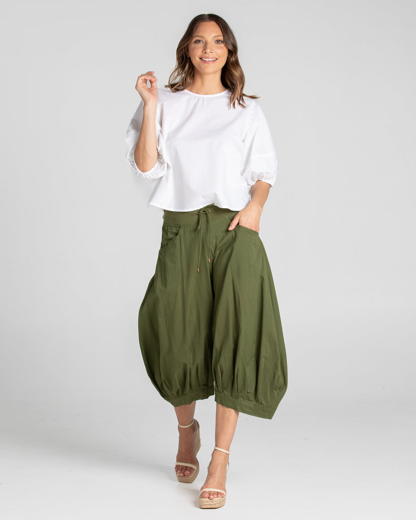 Guru Pant Basic Khaki Green Bottoms Boom Shankar   