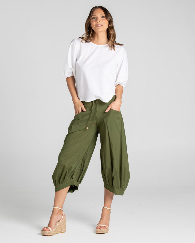 Guru Pant Basic Khaki Green Bottoms Boom Shankar   