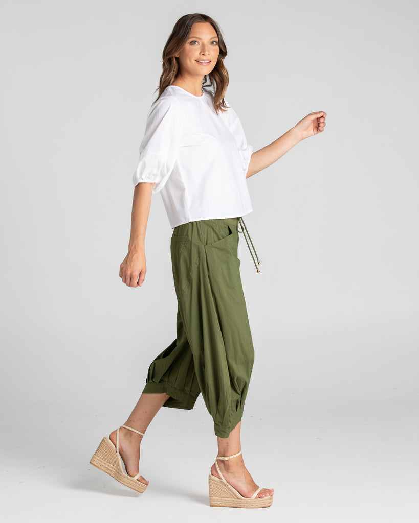 Guru Pant Basic Khaki Green Bottoms Boom Shankar   