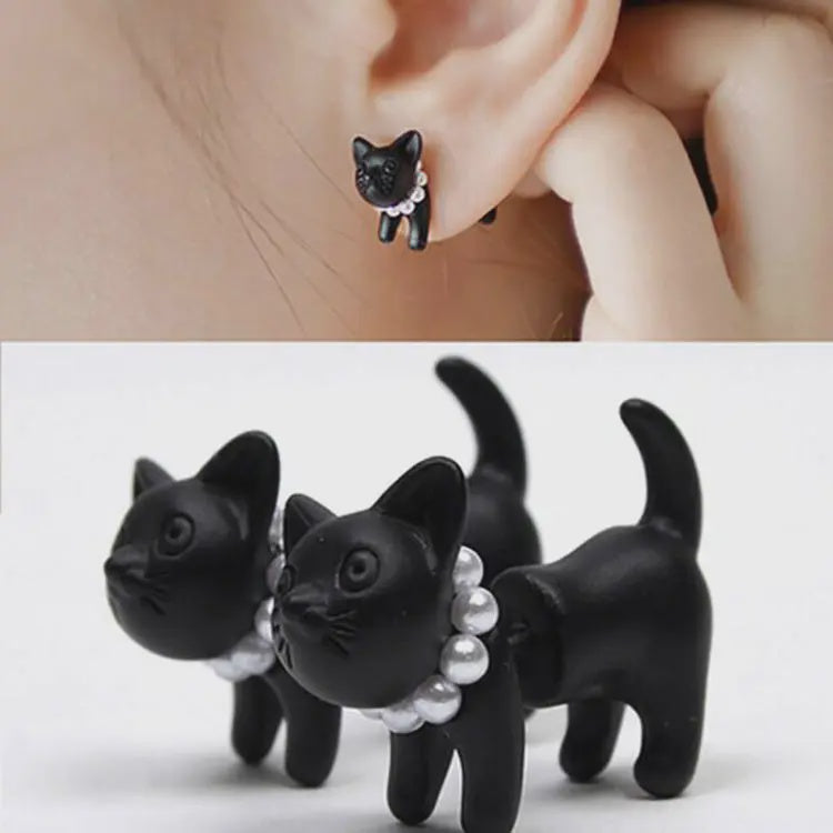 Cat Stud Earrings Earrings Kokomia   