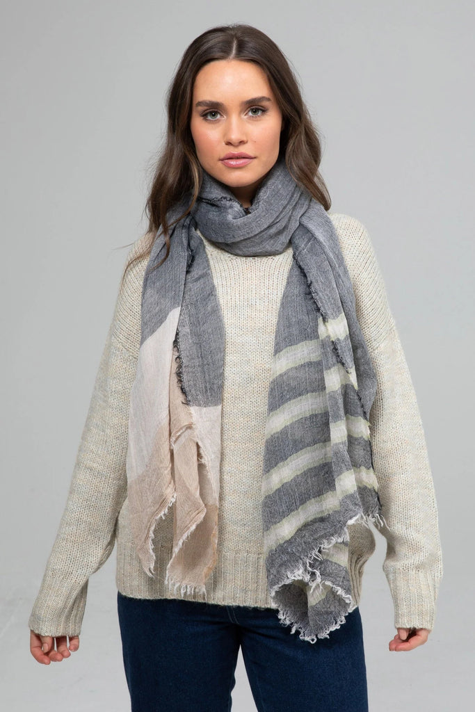 Odessa Scarf Taupe Scarves and Sarongs Holiday Trading