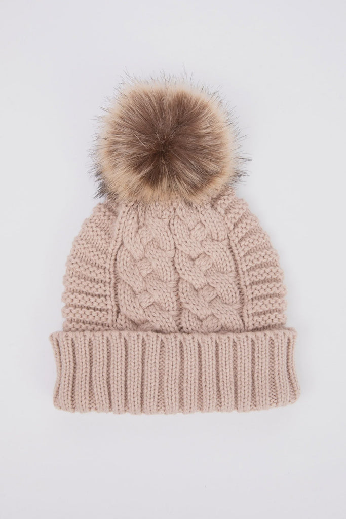 Lancer Beanie Taupe Hats & Millinery Holiday Trading