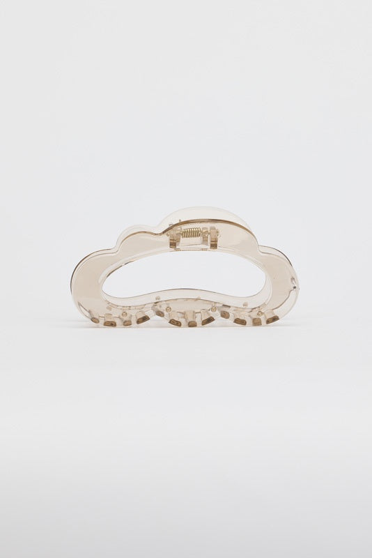 Cloud Hair Claw Clear Brown Hair Holiday Trading