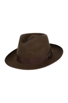 Jones Fedora Hat Dark Brown Hats & Millinery Kooringal