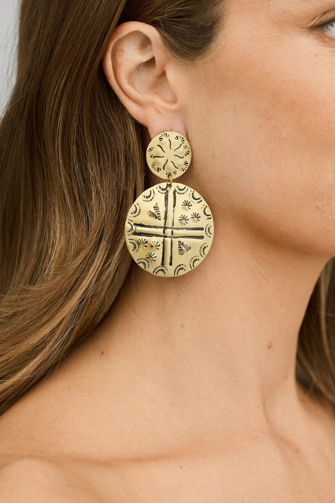 Arna Earrings Gold Earrings Holiday Trading