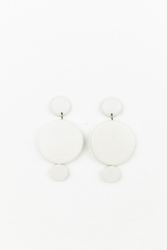 Bernice Earrings White Earrings Holiday Trading   