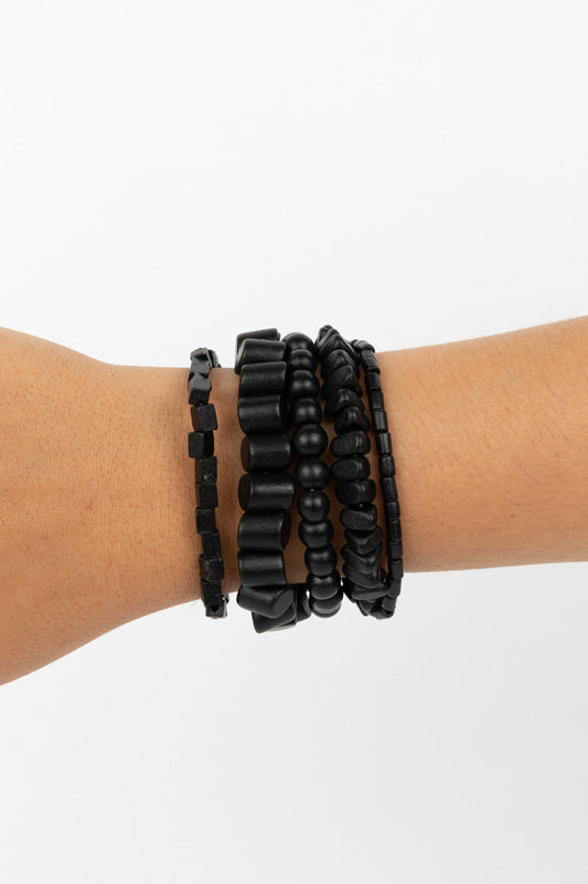 Belbora Stack Bracelet Black Bracelets and Bangles Holiday Trading