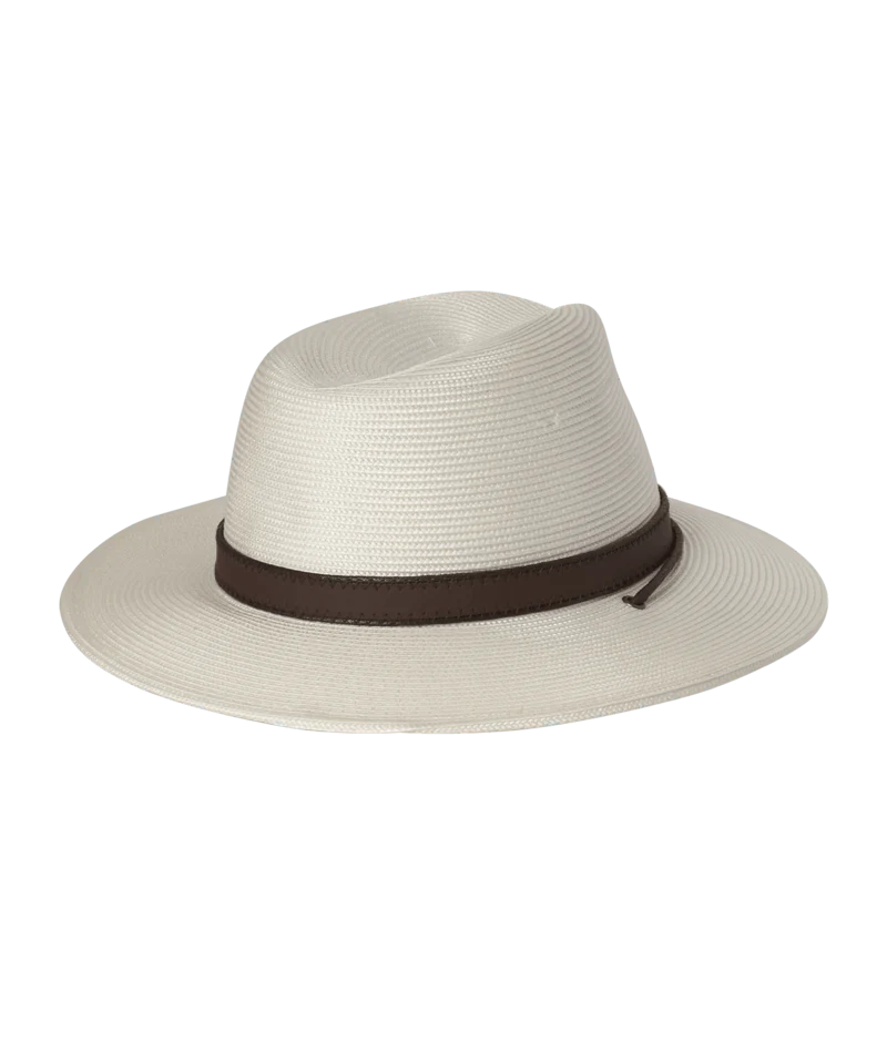 Mens Safari Hat Hamilton Ivory Hats & Millinery Kooringal