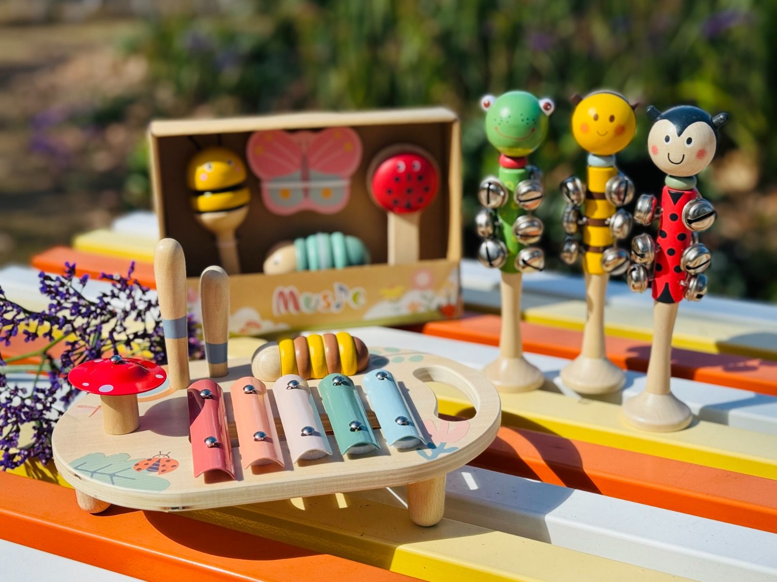 Wooden Happy Spring Music Activity Set Gifts and Accessories ToysLink