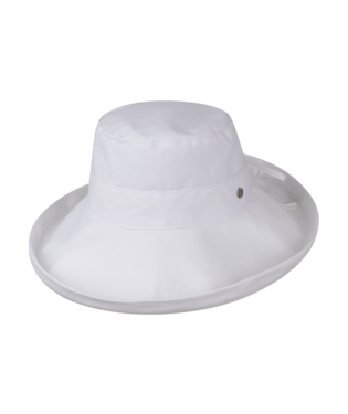 Ladies Upturn Hat Noosa White Hats & Millinery Kooringal   