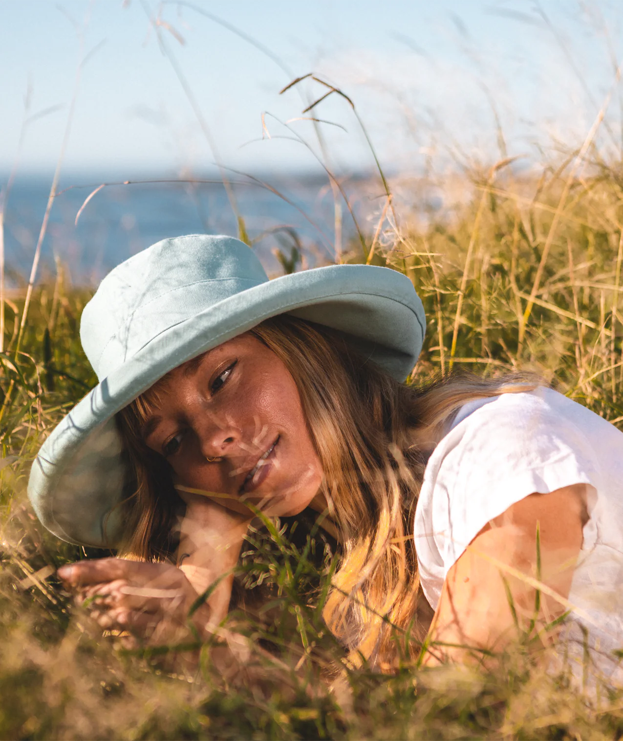 Womens Upturn Noosa Seafoam Hats & Millinery Kooringal